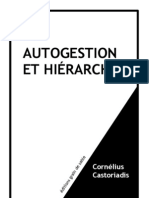 (Ebook FR) Autogestion Et Hiérarchie