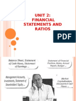 Unit - 2 - Financial Statement and Ratio