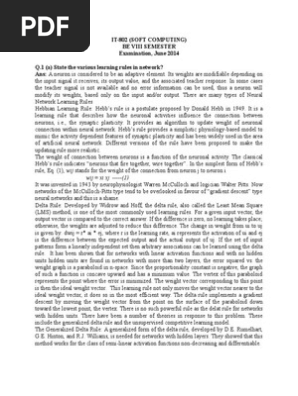 supervised and unsupervised learning ques10