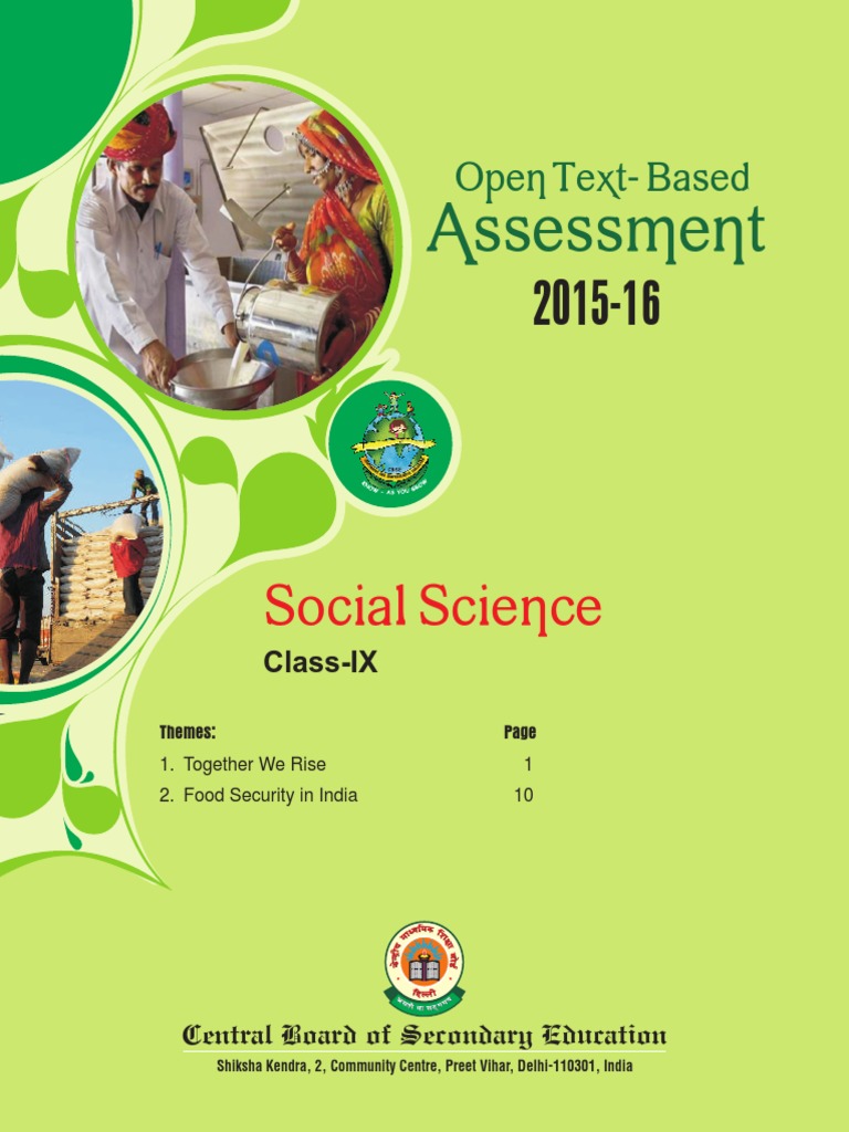 Class 9 Social Science Themes Guide | PDF