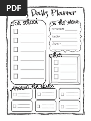 Weekly Daily Planner