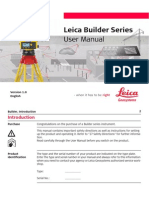 Leica Builder User Manual
