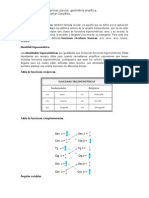 Geometria analitica.