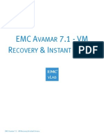 EMC Avamar 7.1 - VM Recovery & Instant Access