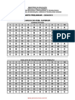 PROVA IFGO - Gabarito - Preliminar