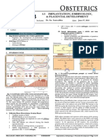 4OB1 Implantation, Embryology & Fetal Devt