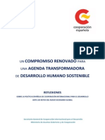 Reflexiones Para El Futuro de La Cooperación Española (3)