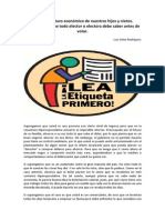 El 6D y El Futuro Economico de Nuestros Hijos y Nietos