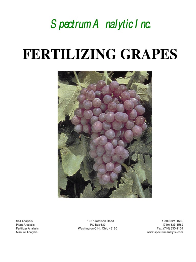 Fertilizing Grapes Magnesium Potassium Free 30day Trial Scribd