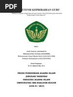 Download KOMPETENSI KEPRIBADIAN GURUdocx by Ismail Bukhary SN291827628 doc pdf