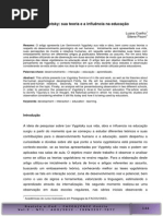 Vygotsky - Sua Teoria e a Influencia Na Educacao