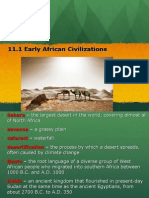 11.1 Early African Civilizations