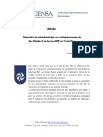 Deteccion de Enterobacterias Con Carbapenemasas Tipo MBL en Costa Rica