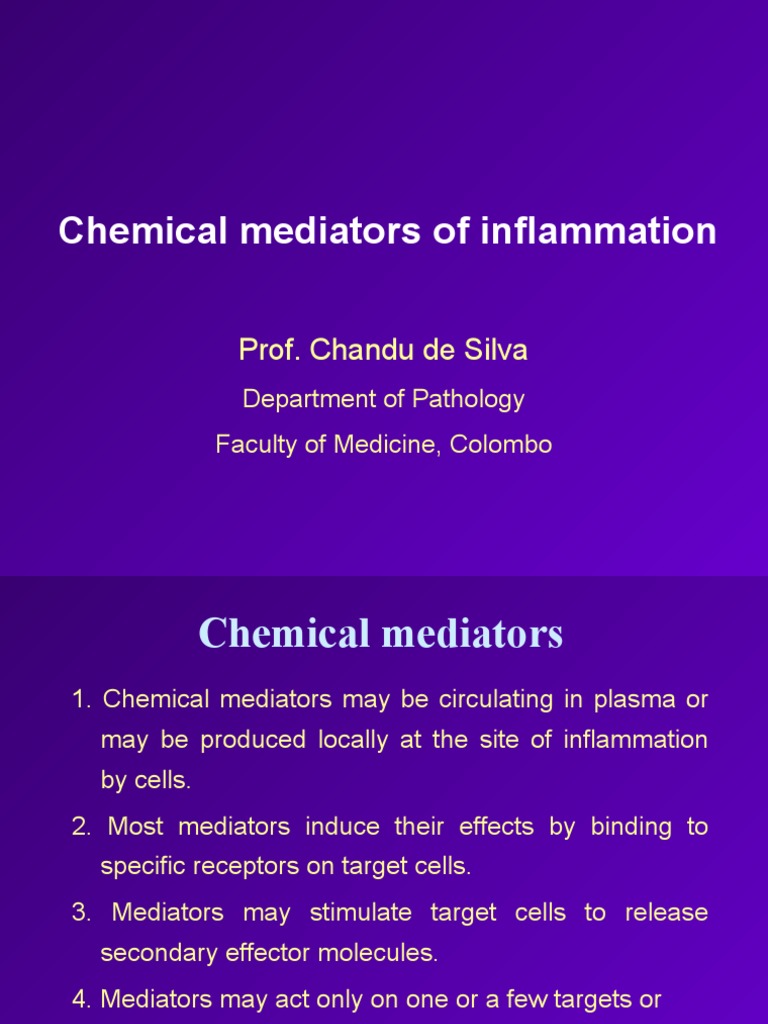 Chemical Mediators of Acute Inflammation 2 Inflammation Cytokine