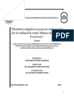 "Modelos Empíricos para La Estimación Solar Difusa en Xalapa PDF