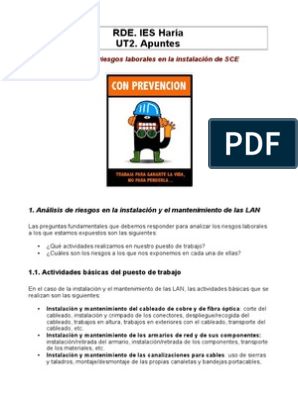 Cómo organizar el cableado para prevenir riesgos laborales - BLOG Aurum  Informática