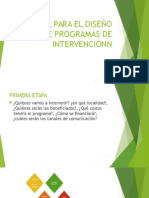 Manual Para El Diseño de Programas de Intervenciónn