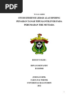 Download Studi Efisiensi Lebar Alas Dinding Penahan Tanah Tipe Kantilever Pada Perumahan the Mutiara by Taufiq Ur Rahman SN291840153 doc pdf