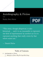 Autobiography Vs Fiction