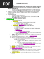 Final Contracts Outline