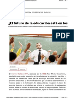 El Futuro de La Educacion