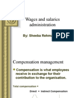 of Wages and Salaries Adm