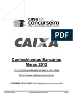 Apostila de Conhecimentos Bancários CAIXA ECONOMICA FEDERAL