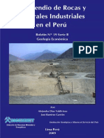 Boletin 19 Compendio de Rocas y Minerales Industriales Del Perú 2009 PDF