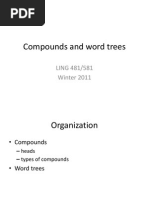 Compounds and Word Trees