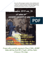 Presepe Vivente  a Vailate 26 dicembre 2015