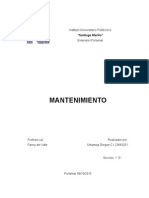 Mantenimiento (GREGORY URBANEJA)