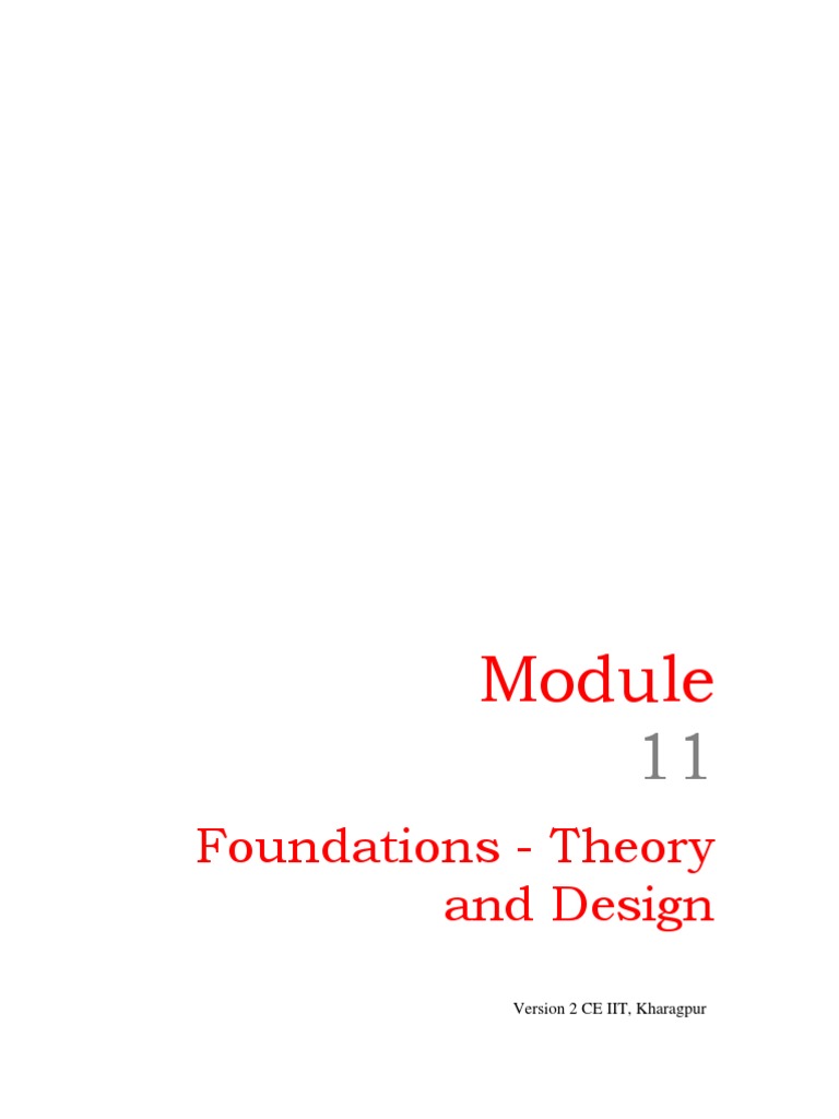 Foundation Design Principles and Types | PDF | Deep Foundation ...