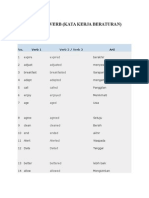 Regular Verb (Kata Kerja Beraturan)