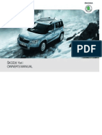 Skoda Yeti Owners Manual