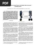 Inverted Pendulum Supporting Controls