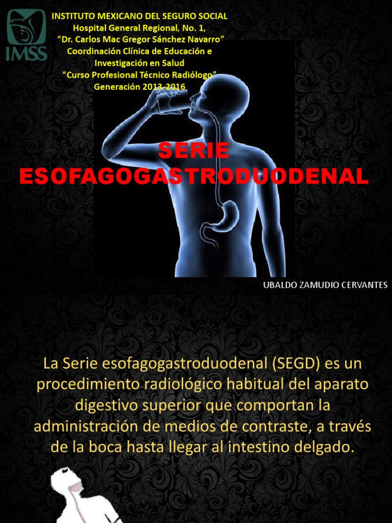 Serie Esofago Gastro Duodenal Esófago Rodilla