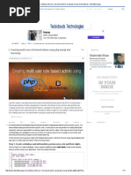 Download CreatingMultiUserRoleBasedAdminUsingPhpMysqlandBootstrap-ThesoftwareguybyArvindMewadaSN291877299 doc pdf