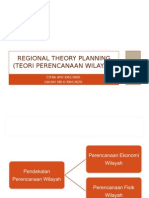 4. Regional Planning Theory I0613006 Citra a.P & I0613020 G.S. Untari