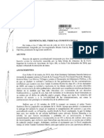00867-2011-AA Sentencia TC Grabaciones Comunicaciones No Es Delito