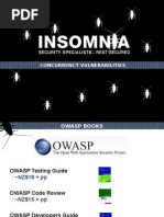 Web Application Concurrency Vulnerabilities
