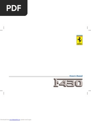 f430 Owners Manual | PDF | Manual Transmission | Transmission
