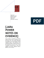 Jara 2012 Evid Power Notes