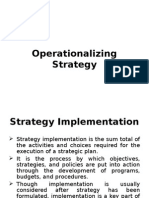 Chapter Four Operationalizing Strategy