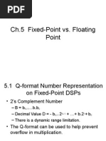 Ch.5 Fixed-Point vs. Floating Point