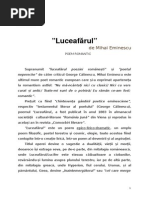 "Luceafărul" de Mihai Eminescu (Eseu)