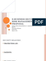 E-Business Security and Risk Management Proposal