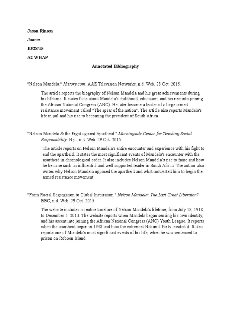 History bibliography example picture