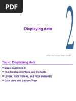 Displaying Data: Introduction To Arcgis I (For Arcview 8, Arceditor 8, and Arcinfo 8)