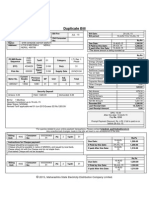 Duplicate Bill: 2015 Maharashtra State Electricity Distribution Company Limited