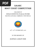 Saarc Moot Court Competition: Indian Institute of Legal Studies